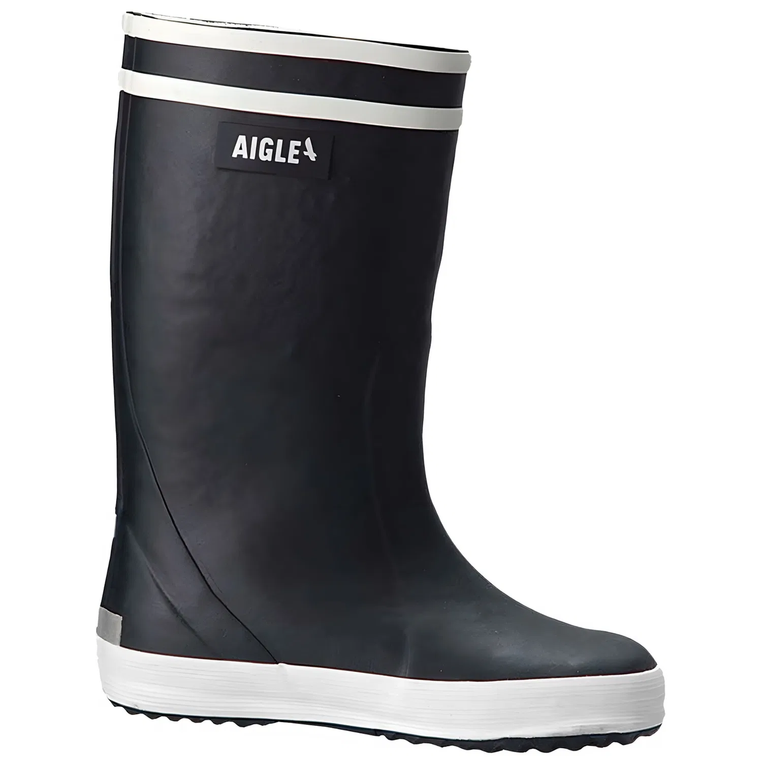 Детские резиновые сапоги с мехом Aigle, Navy Blue