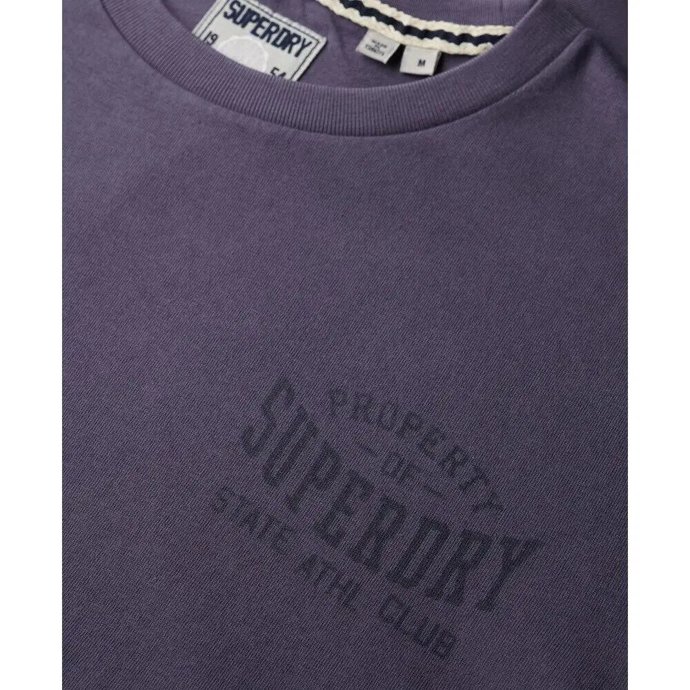 Мужская футболка с принтом Athletic Essential Graphic Superdry, Violett — фото 2