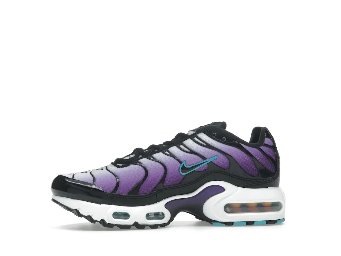 Детские кроссовки повседневные Nike Air Max Plus Reverse Grape Nike, Disco Purple/Black/Teal Nebula/Space Purple/White/Metallic Silver — фото 3