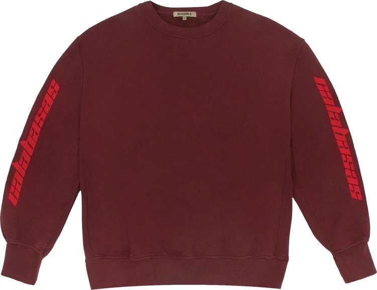 

Толстовка Kanye West Calabasas Crewneck 'Scorpio', красный