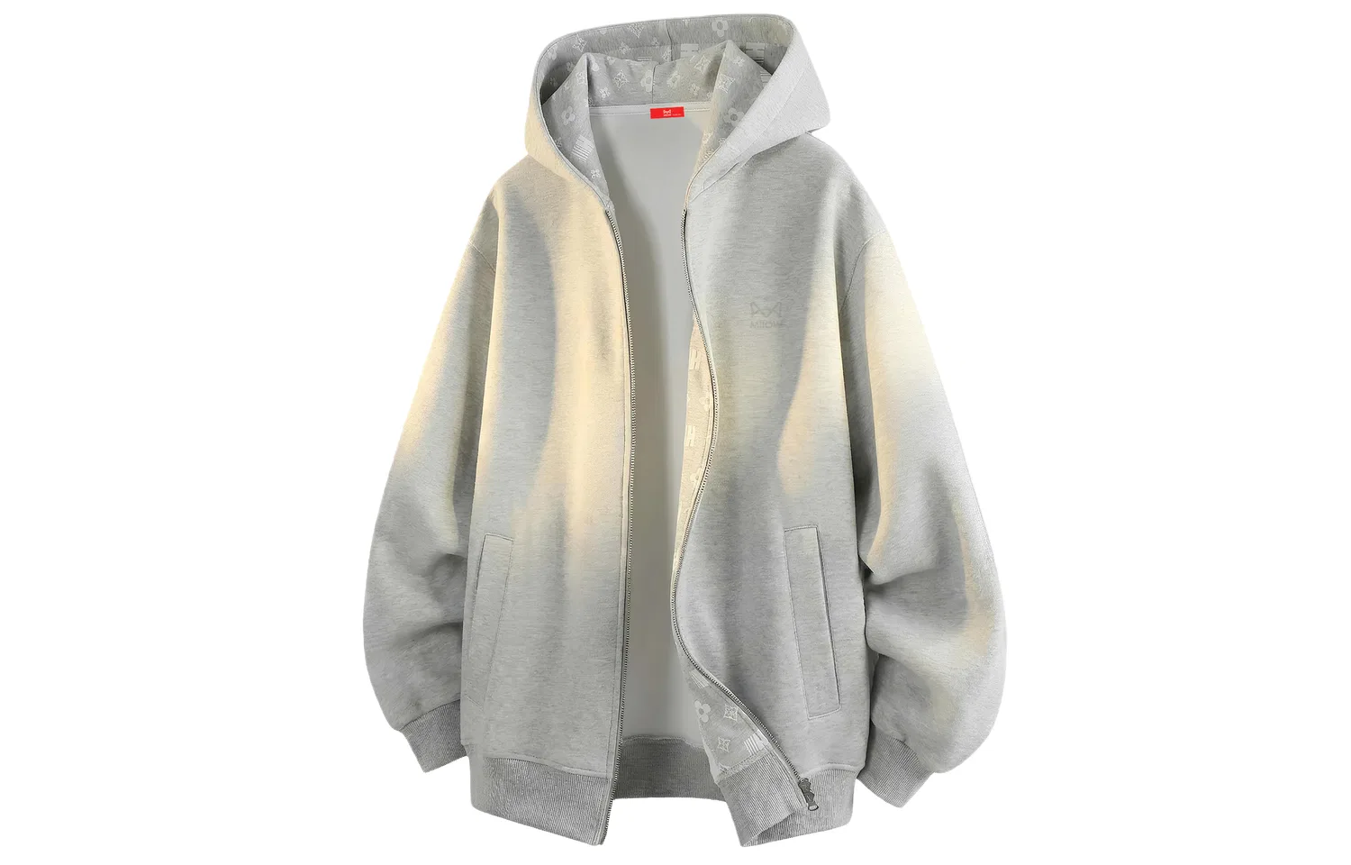 Детский свитшот с капюшоном кардиган Heather Gray MIIOW