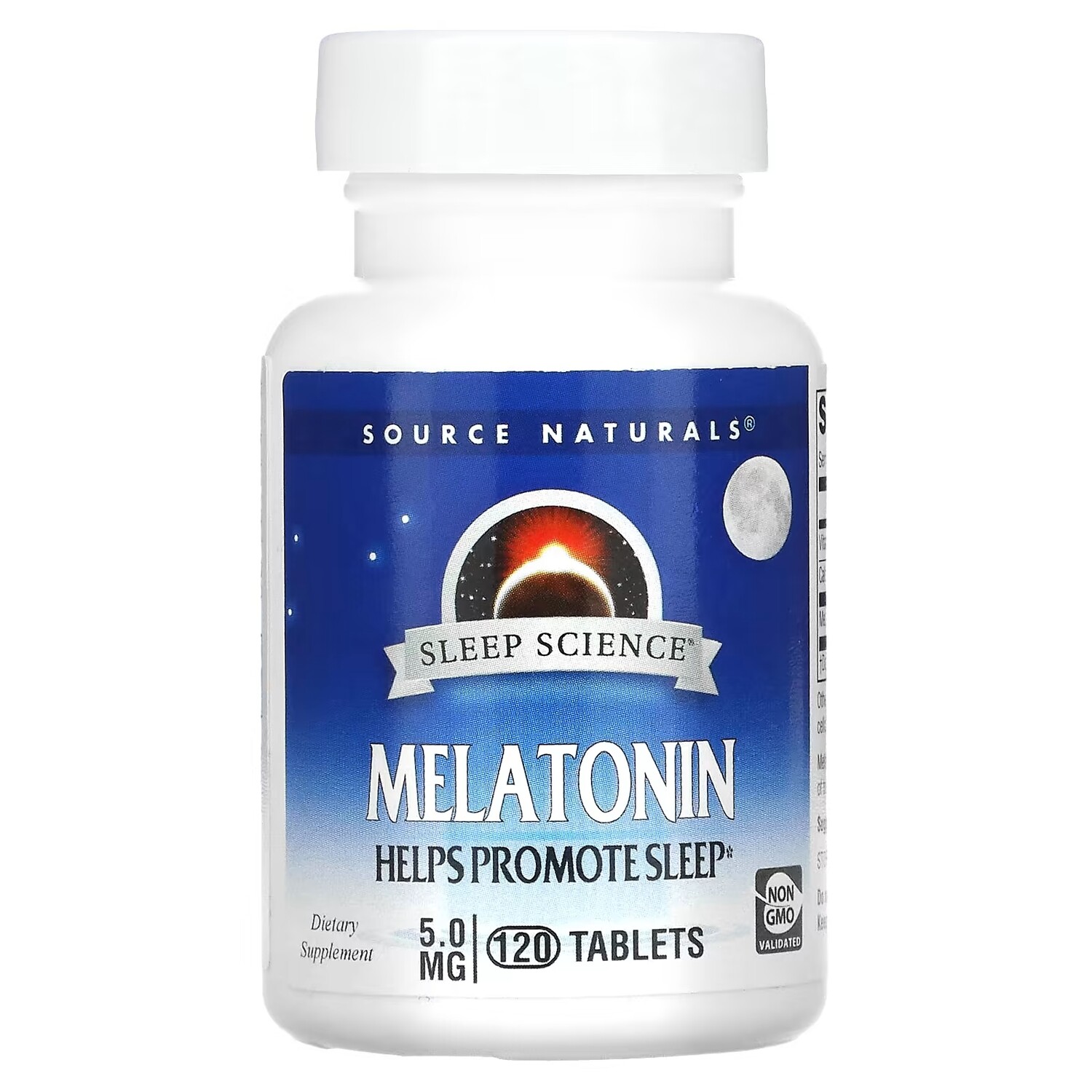 

Source Naturals Мелатонин 5 мг, 120 таблеток