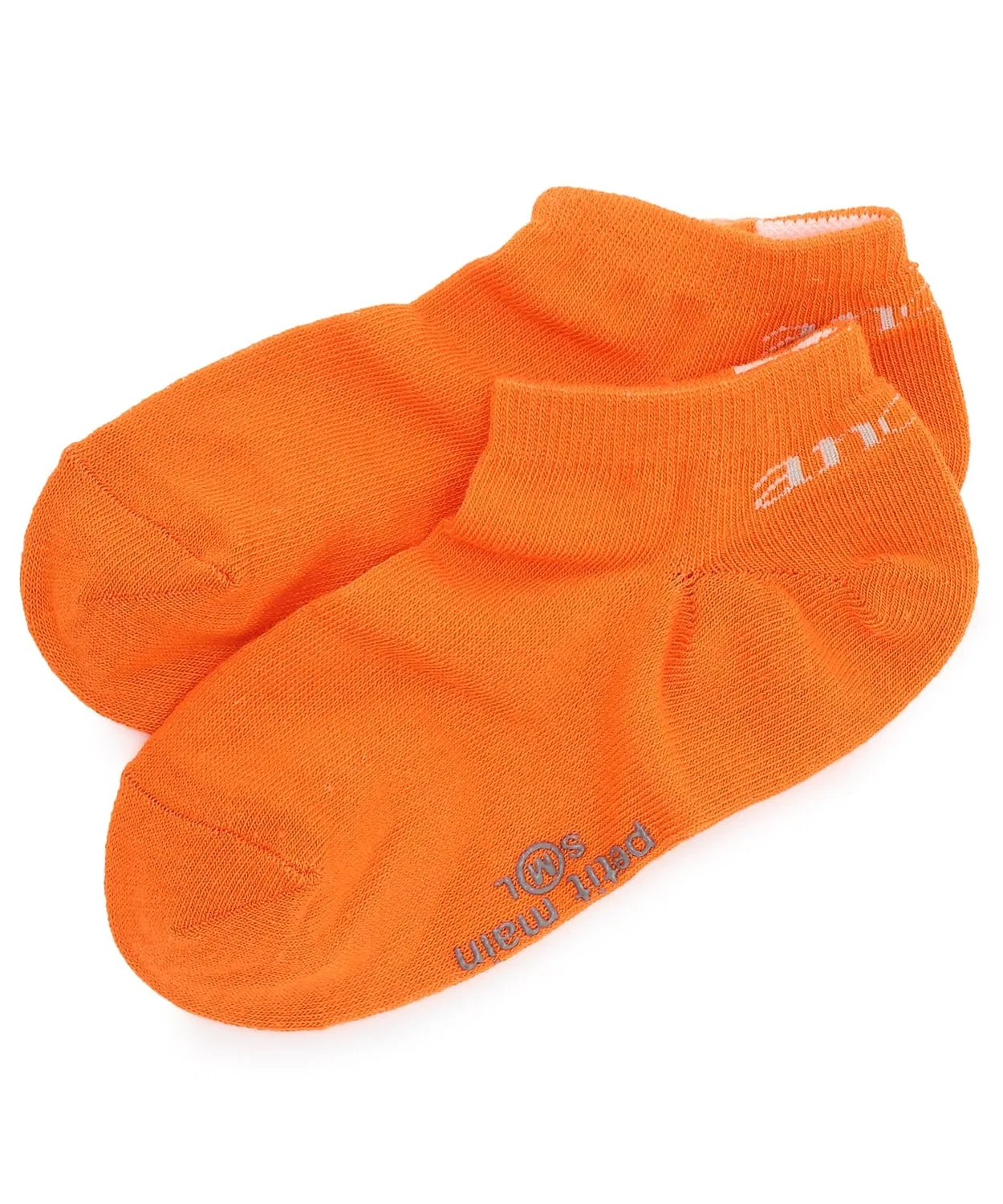 Детские носки короткие с принтом and D. petit main, Light Orange