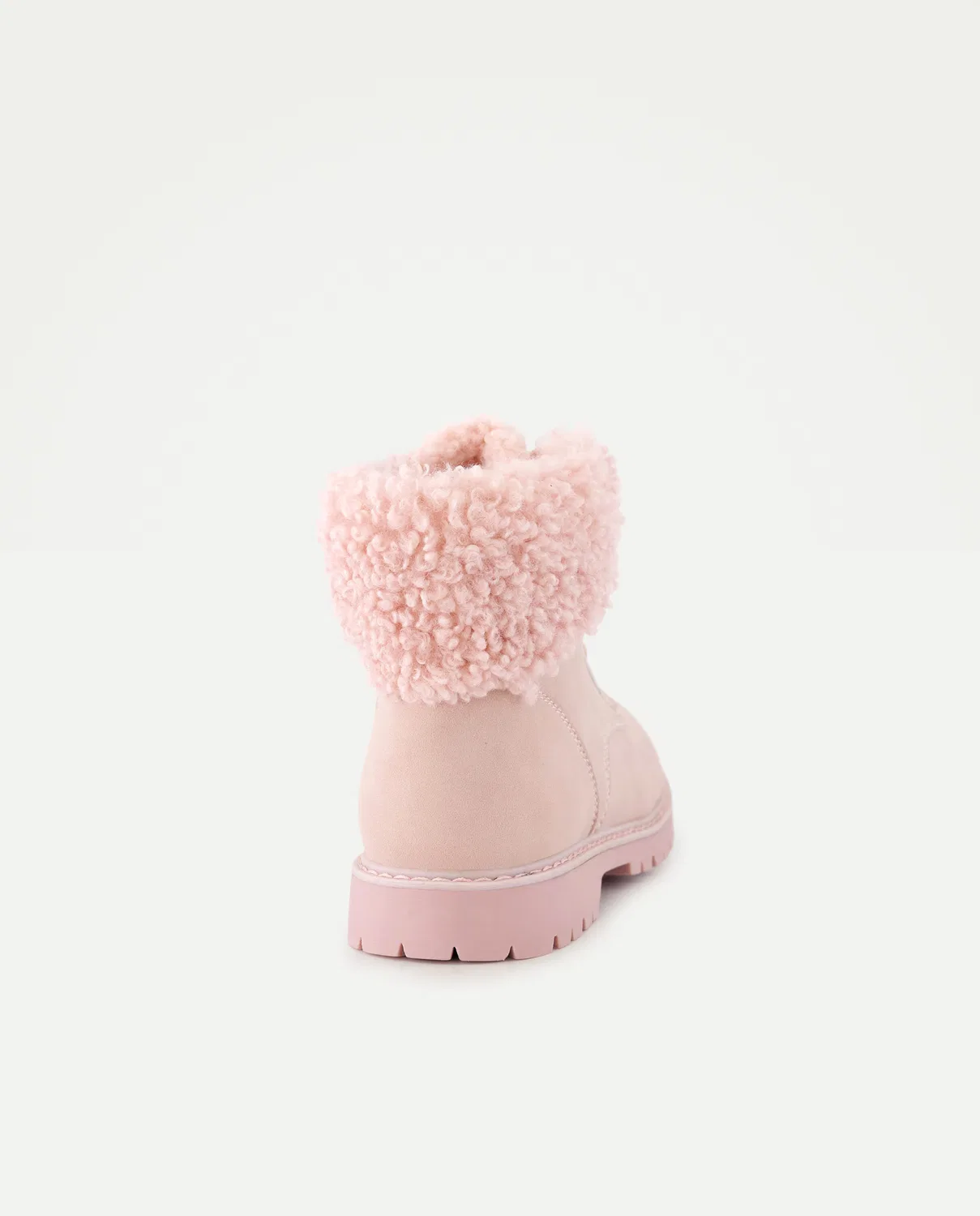 Детские ботинки на шнурках, Montaña Cierre, Kids El Corte Inglés, Rosa claro — фото 3