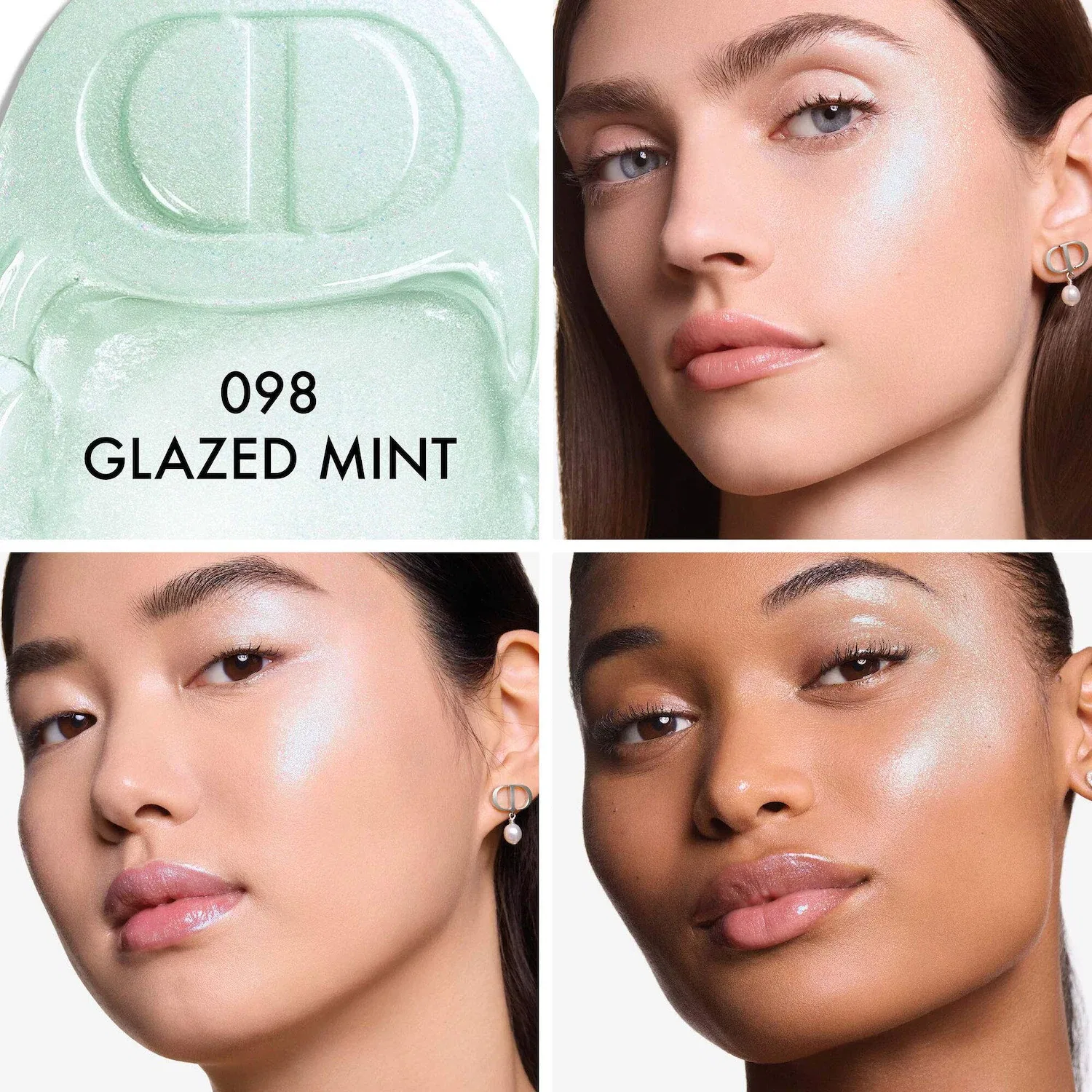 Стик-хайлайтер для лица 6 г с мерцающим финишем DIOR, 098 Glazed Mint — фото 2