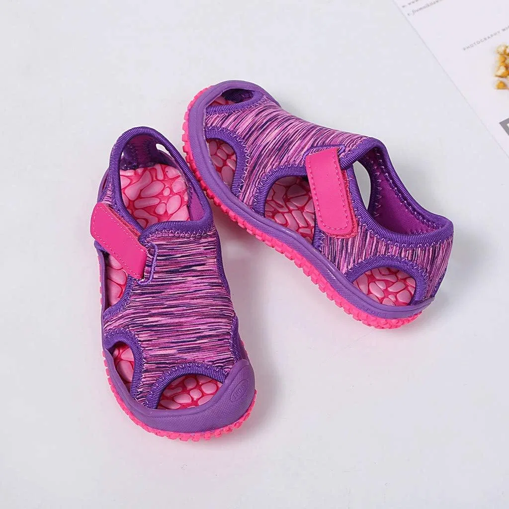 Детские кроссовки для мальчиков с подсветкой, Purple — фото 3
