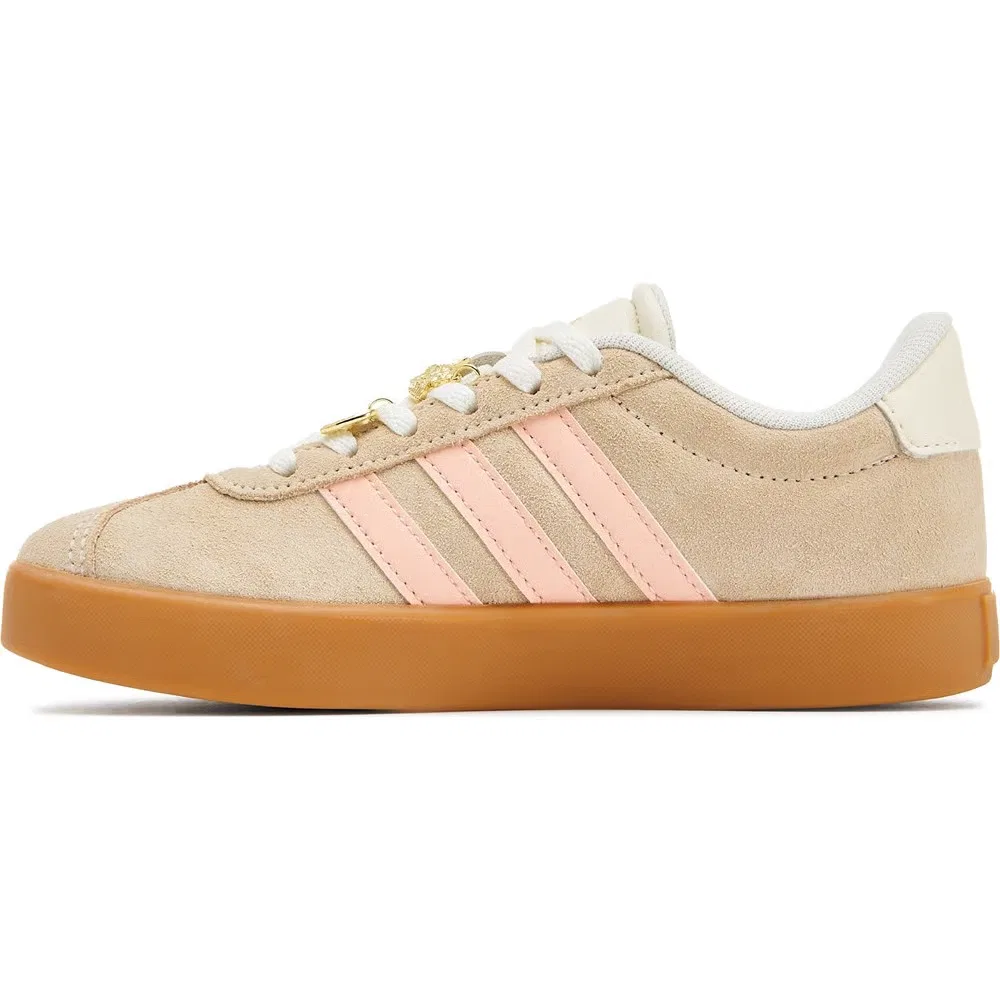 Детские кроссовки VL Court 3.0 Adidas, Beige/Khaki — фото 3