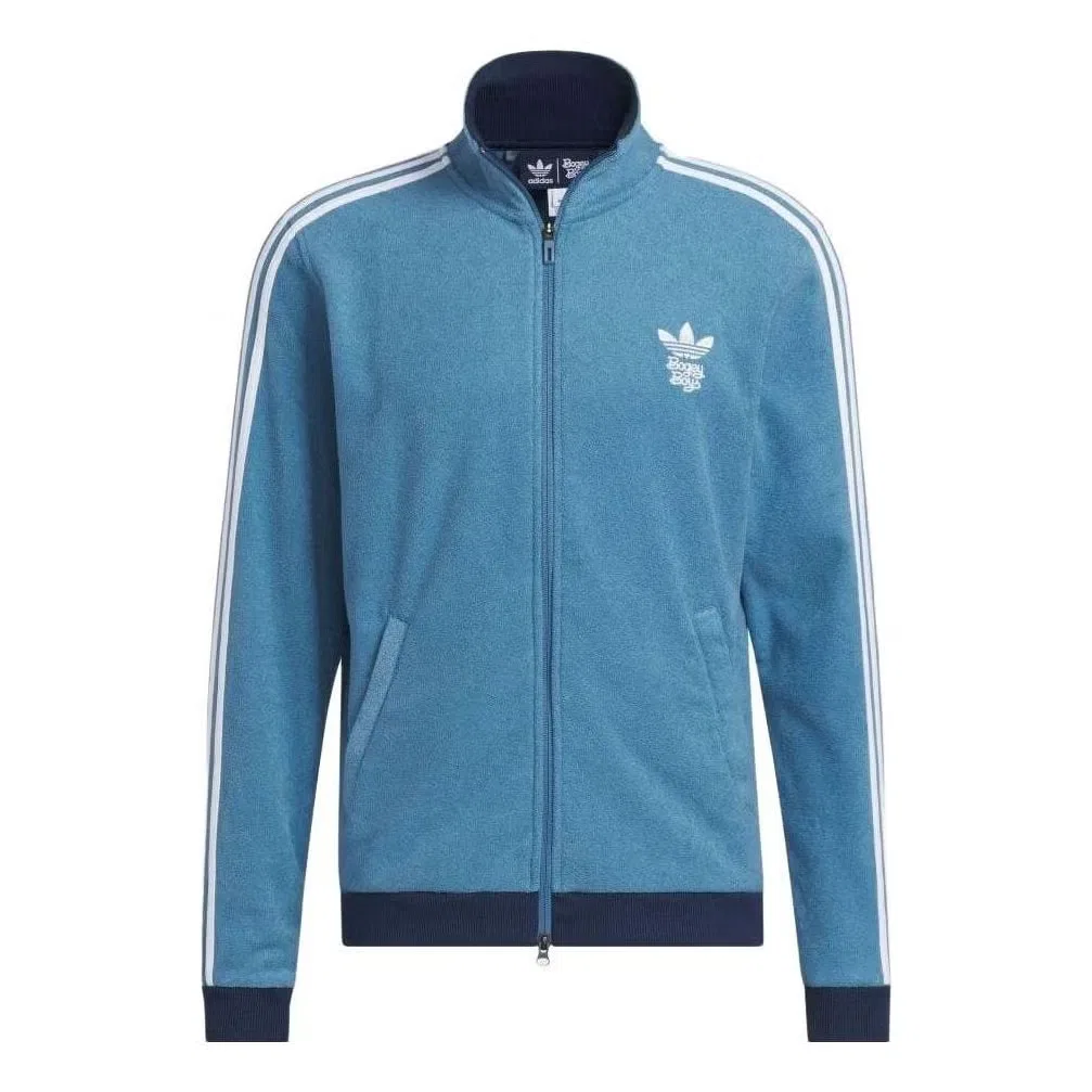 Куртка спортивная на молнии Adidas, синий