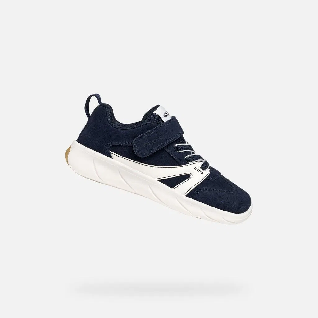 Детские кроссовки Geox Foot-Run, Kosmosblau Weiss