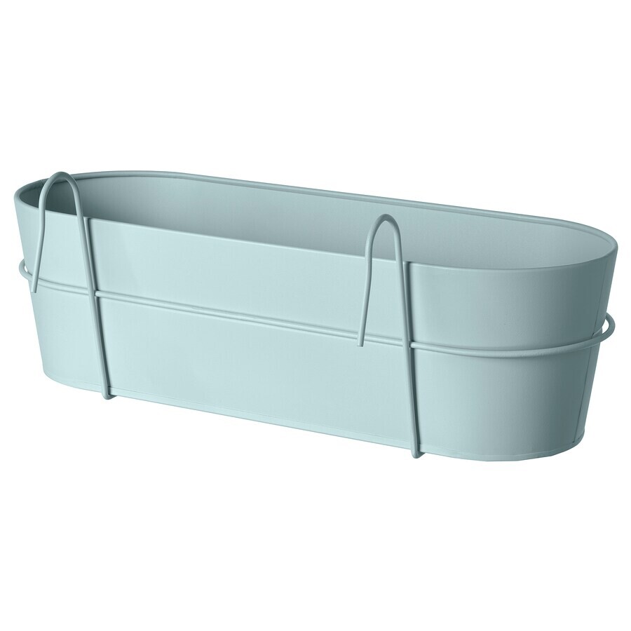 

Ящик для цветов Ikea Vitlok, 56x20 см, светлый серо-синий