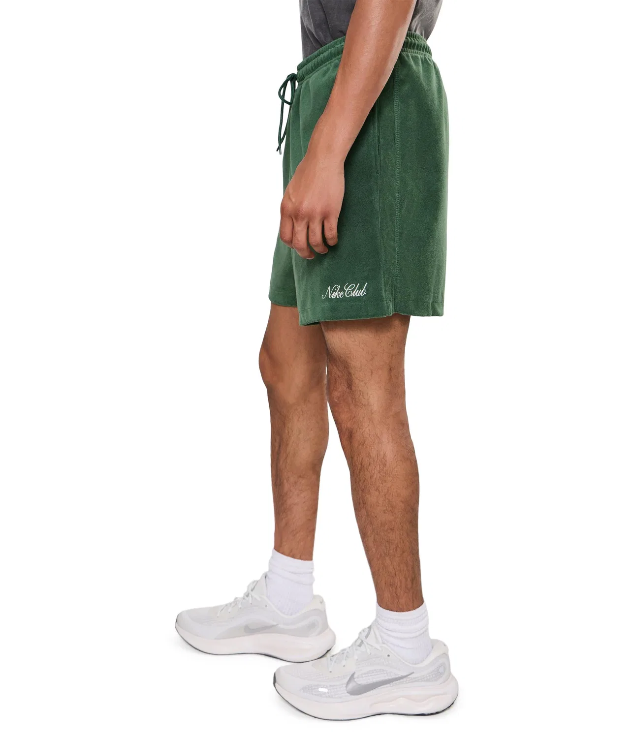 Клубные шорты из французской махровой ткани Nike, Fir/Ale Brown/Ale Brown — фото 3