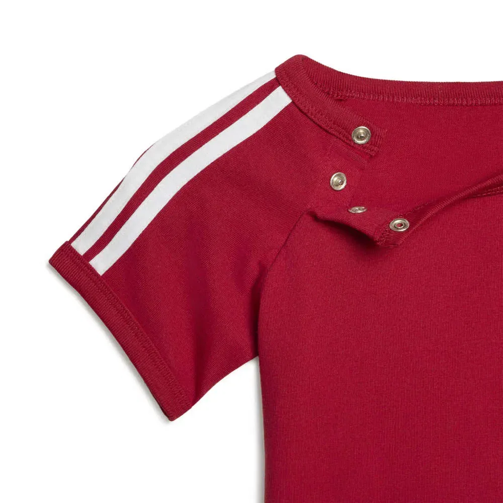 Детская футболка с коротким рукавом Adicolor 3 Stripe Adidas Originals, Red — фото 3