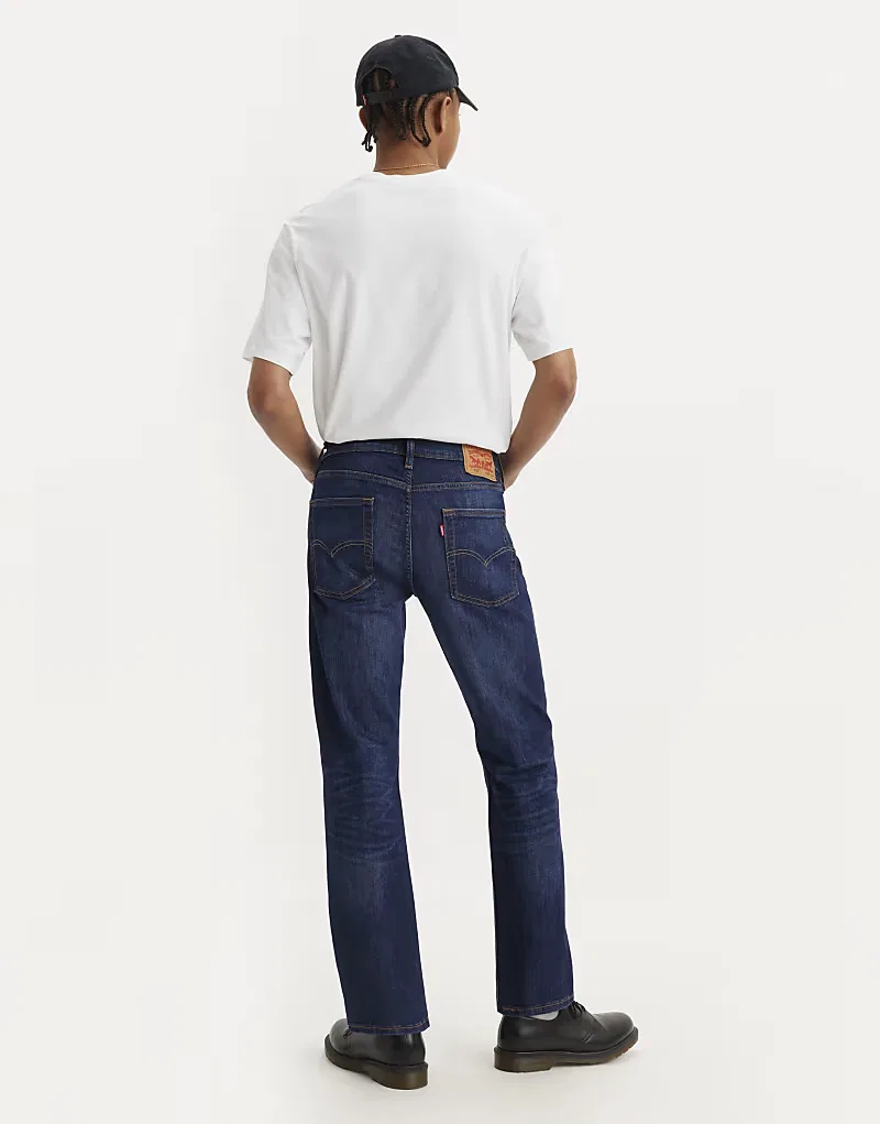 Джинсы Levi's - 513 - Синие узкие прямые джинсы