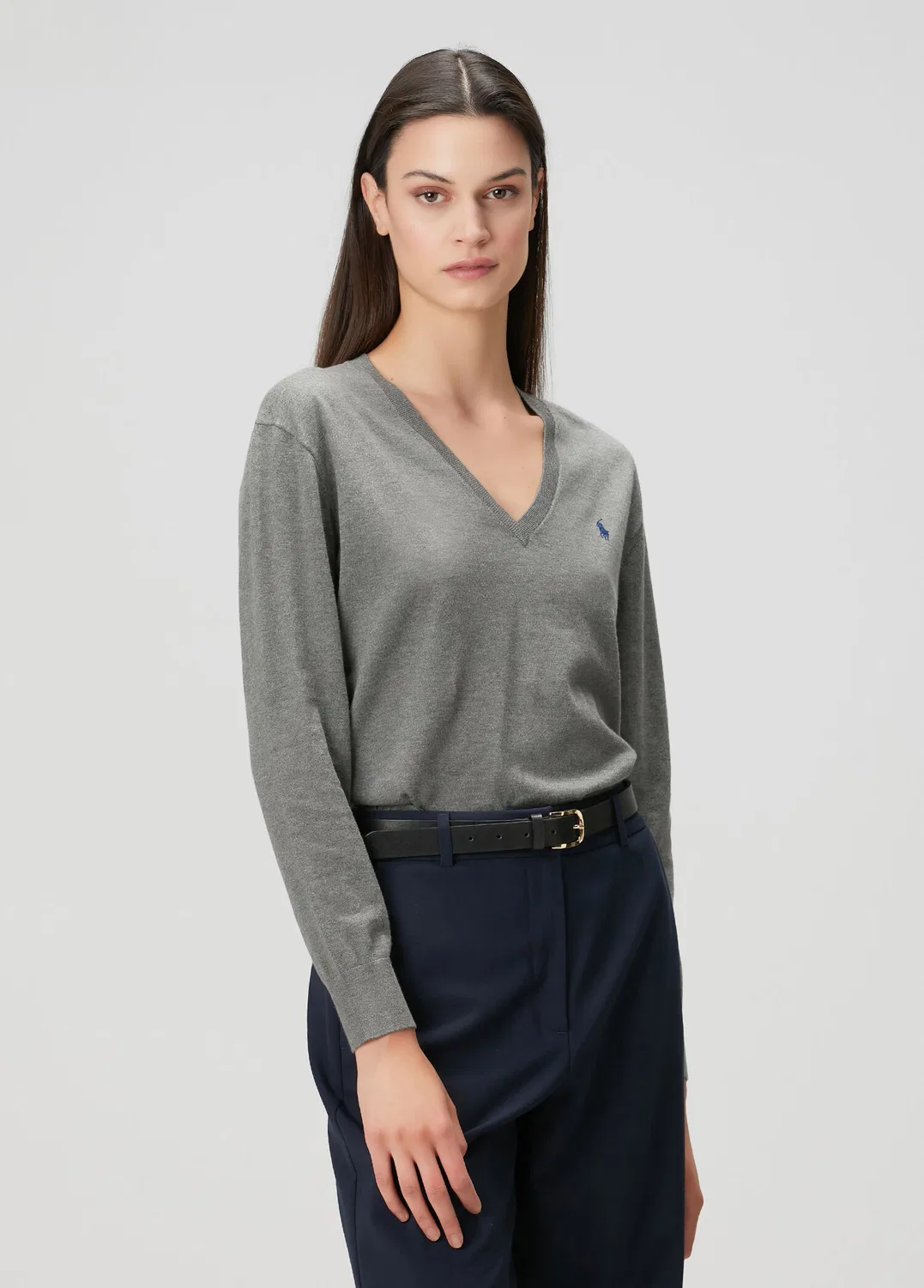 Трико Polo Ralph Lauren, серый — фото 3