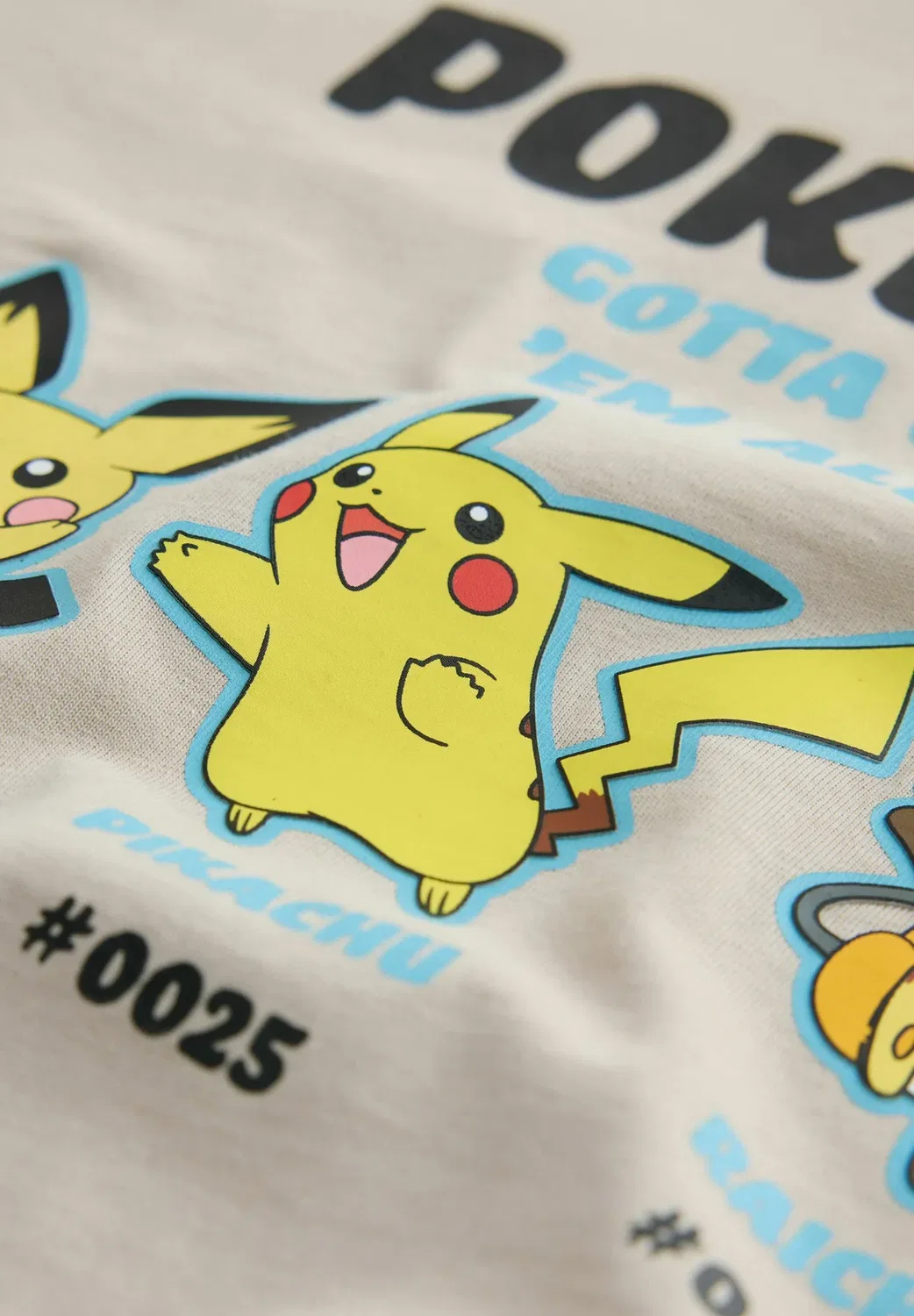 Футболка с длинным рукавом Pokémon - топ с длинными рукавами Next, Cement — фото 3