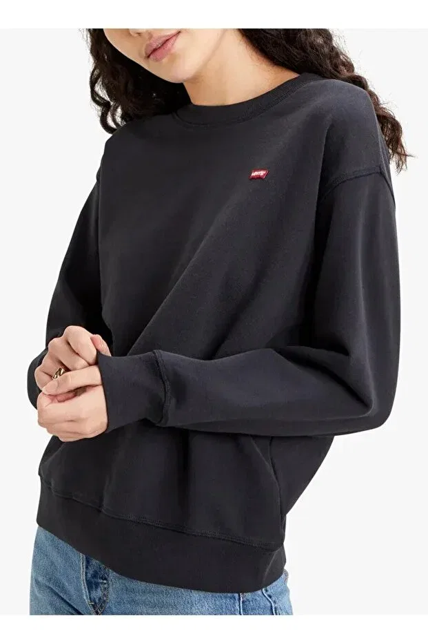 Женские свитшот хлопковый Levi'S, Black