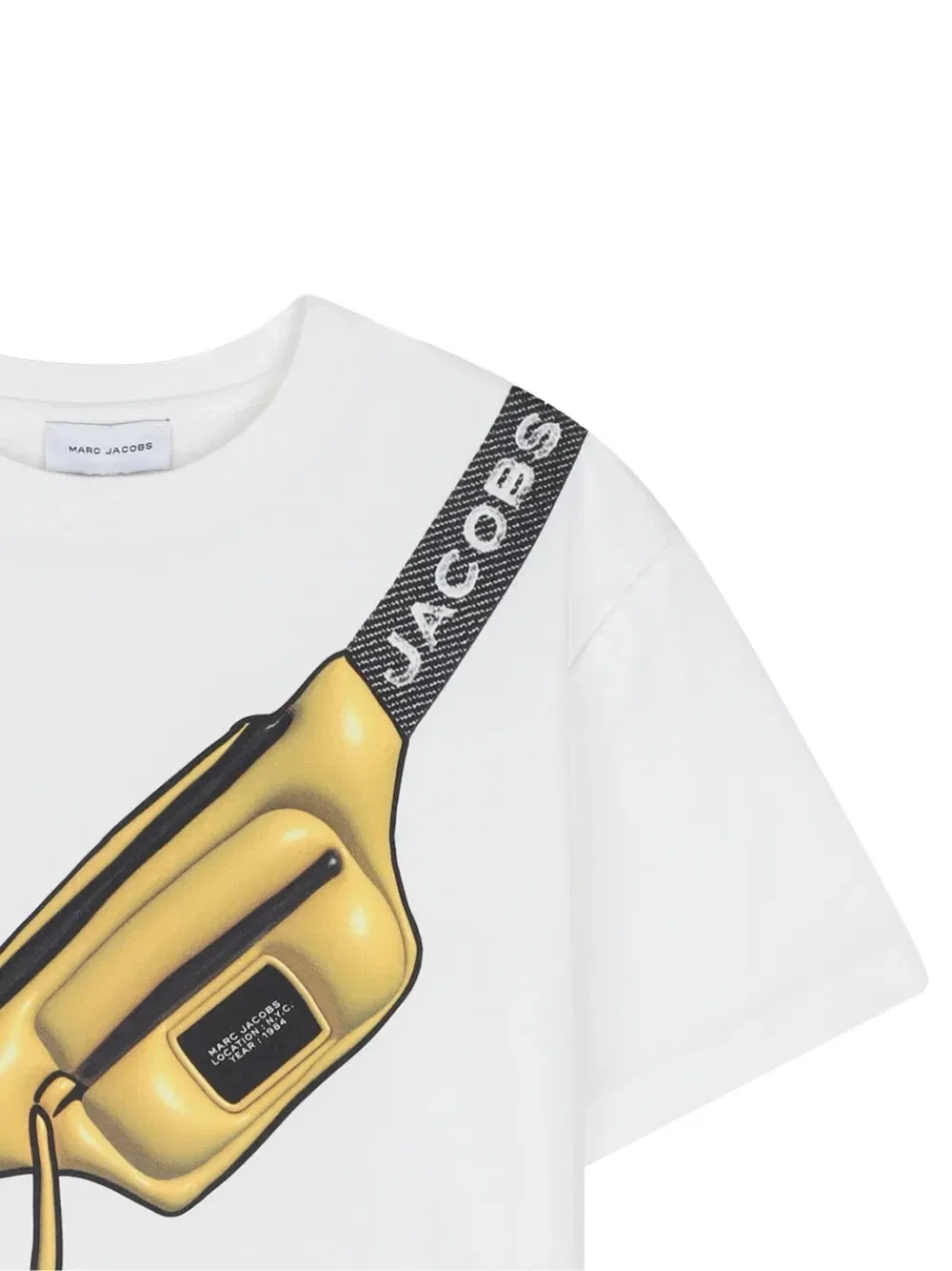 Футболка с принтом Marc Jacobs Kids, белый — фото 3