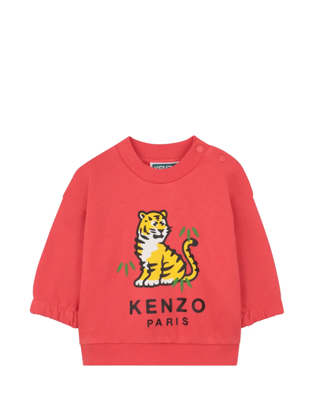 Спортивный костюм с принтом Kenzo Kids, красный — фото 3