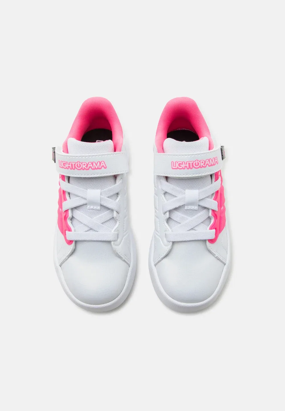 Кроссовки Lightorama Court унисекс для тренировок Adidas Performance, Footwear White/Lucid Pink/Silver-Coloured Metallic — фото 4