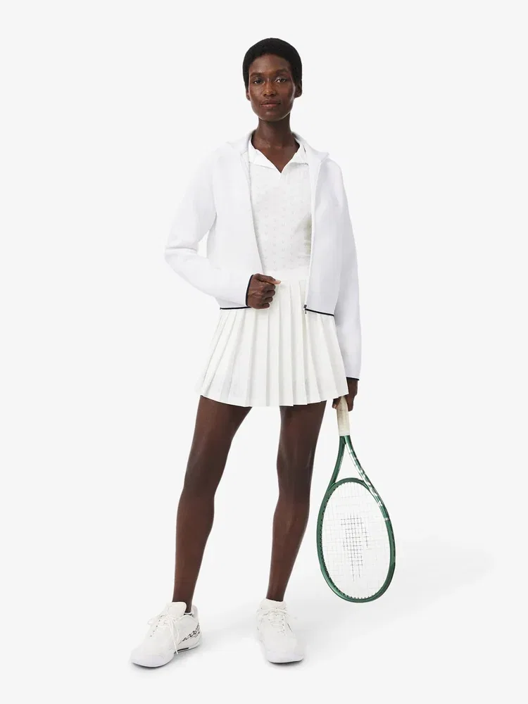 Куртка LACOSTE Tennis Heritage Sweat Zip, White — фото 4