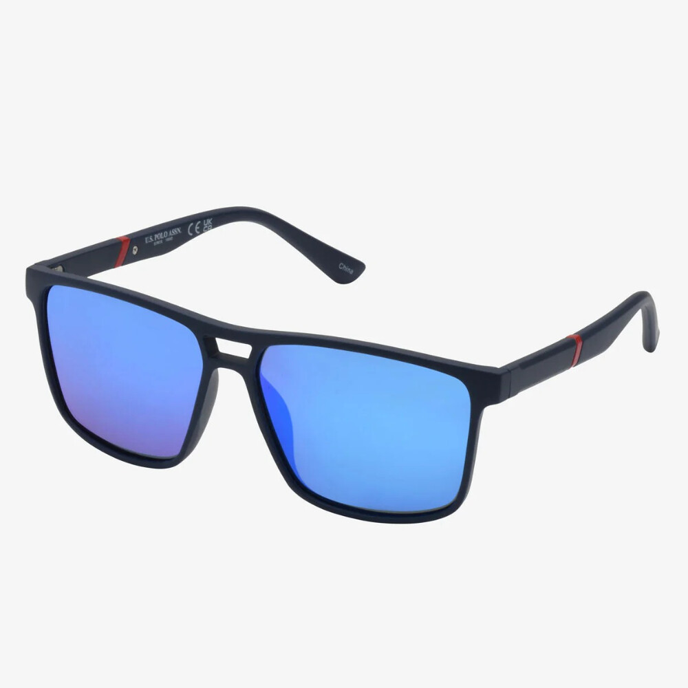 

Солнцезащитные очки U.S. Polo Assn. Polarized Sport Rectangular, матовый синий