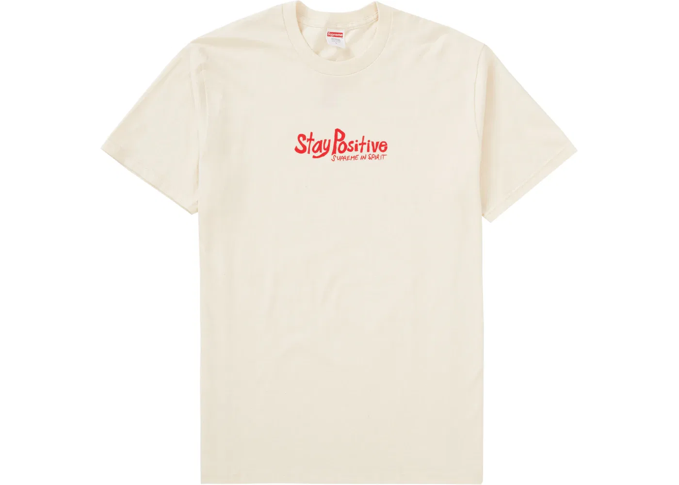 Мужская футболка с принтом Stay Positive Supreme, Natural