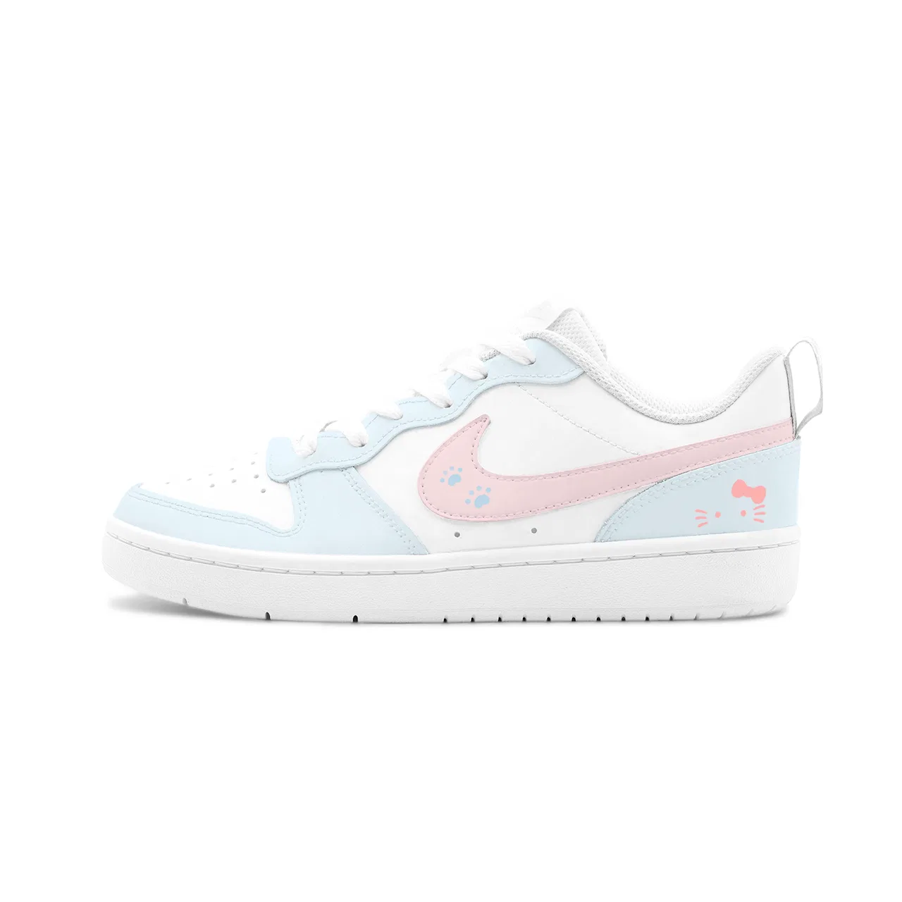 Детские кеды для скейтбординга Court Borough, Nike, Pink Blue