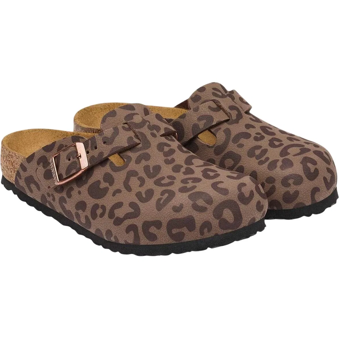 Детские сланцы Birkenstock Boston, Коричневый — фото 4