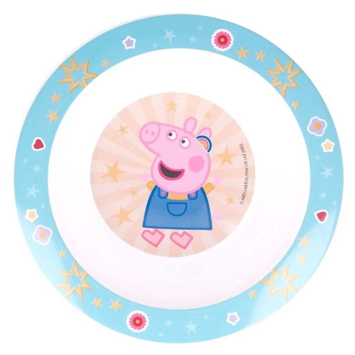 Детская тарелка с принтом Peppa Pig, синий