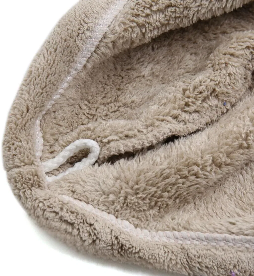 Шапочка для душа Microfiber Khaki, Ruilogod — фото 4