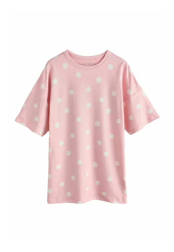 Ночная рубашка Polka dot Regular fit - /ecru nighties 3 pack - nightie Next, розовый — фото 2