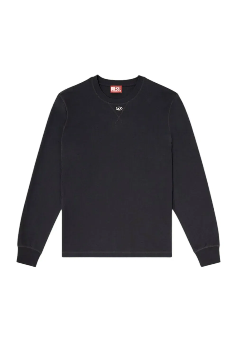 Футболка с длинными рукавами (T-shirt manica lunga) Diesel, Nero — фото 4