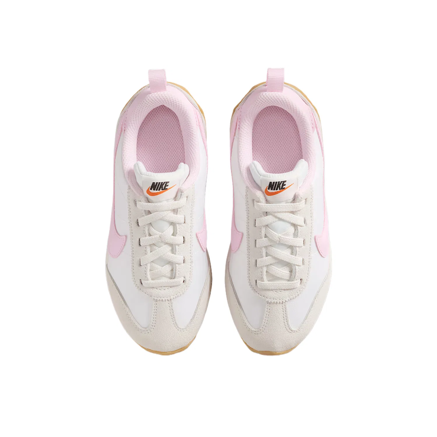 Детские повседневные кроссовки Pacific Low top Nike, Sail White/Rubber Light Brown/Safety Orange/Foam Pink — фото 4