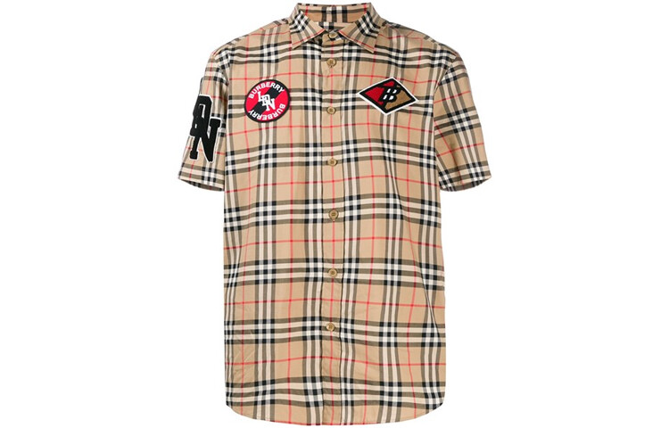 

Мужская рубашка Burberry, цвет Brown