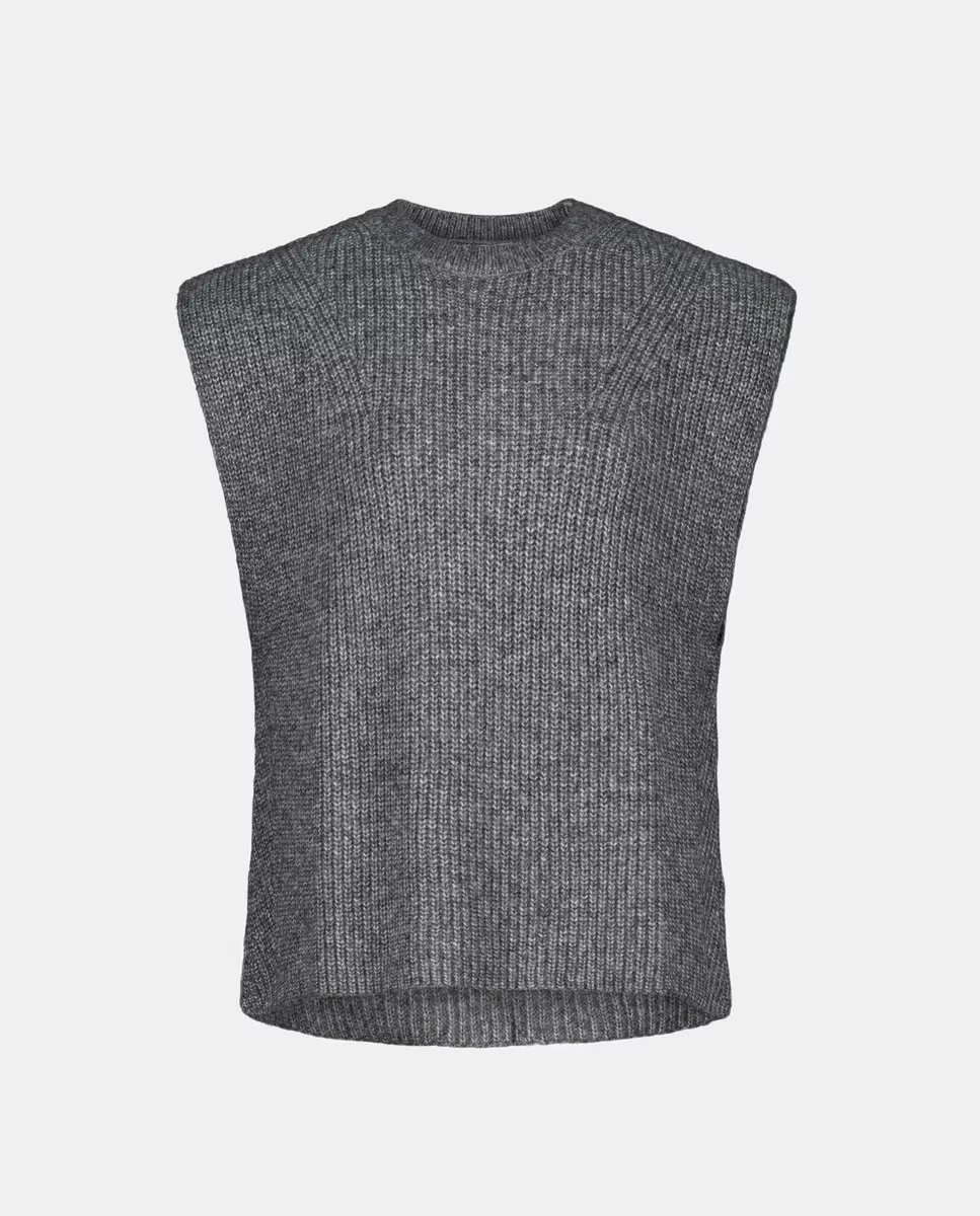 

Женский жилет жемчужной вязки Easy Wear, серый