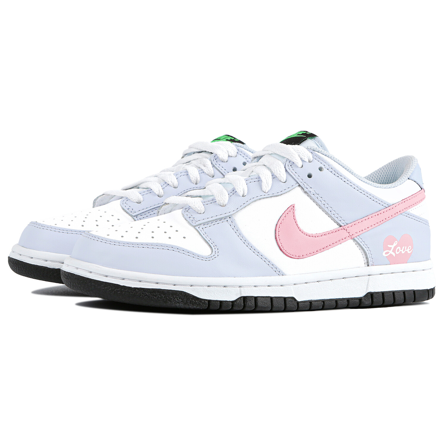 

Кроссовки Nike Dunk Skateboarding Shoes Women's Low-top White/Blue/Pink, белый