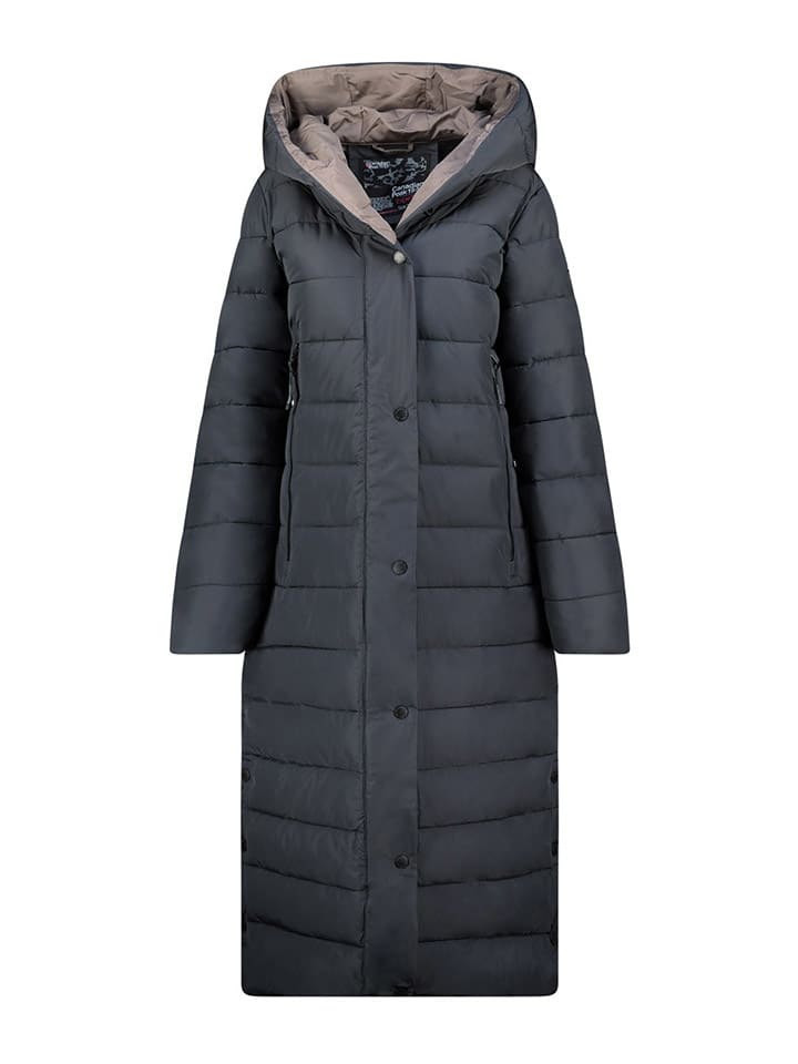 

Стеганое пальто Констанция темно-синего цвета Canadian Peak