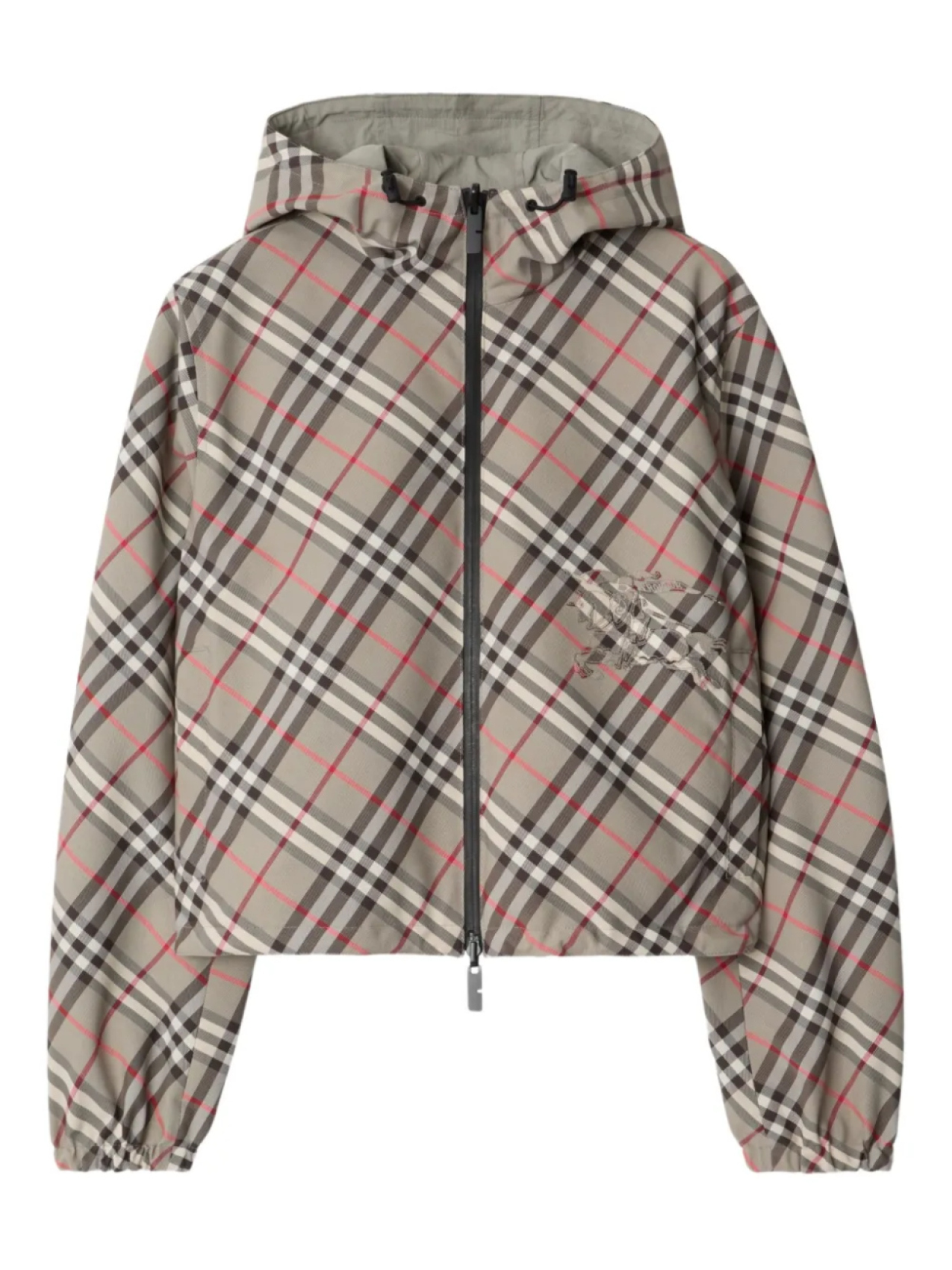 

Двусторонняя клетчатая куртка Burberry, нейтральный