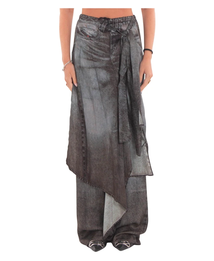 

Брюки-Юбка с запахом P-Aloma Diesel, серый