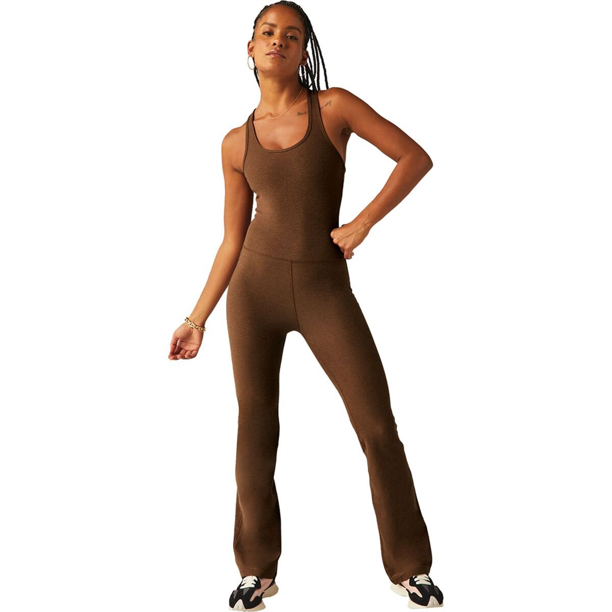 

Комбинезон Spacedye с круговым принтом Beyond Yoga, цвет bold mocha heather
