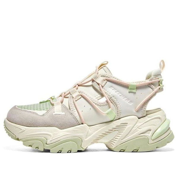 Сандалии d'lites sandal 'white grey green' Skechers, белый
