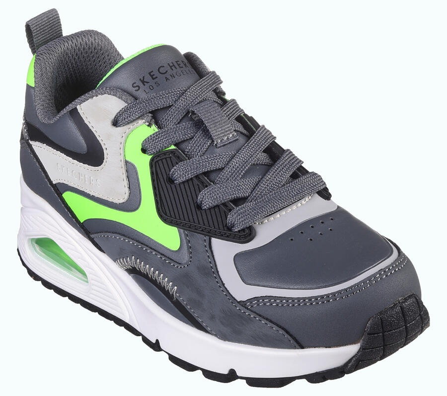 

SKECHERS Детские кроссовки UNO GEN1 COLOR SURGE темно-серые/зеленые/серые