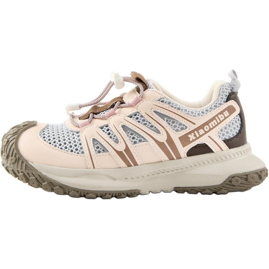 

Износостойкие дышащие низкие детские кроссовки для бега Xiaomi step, бежевый/коричневый