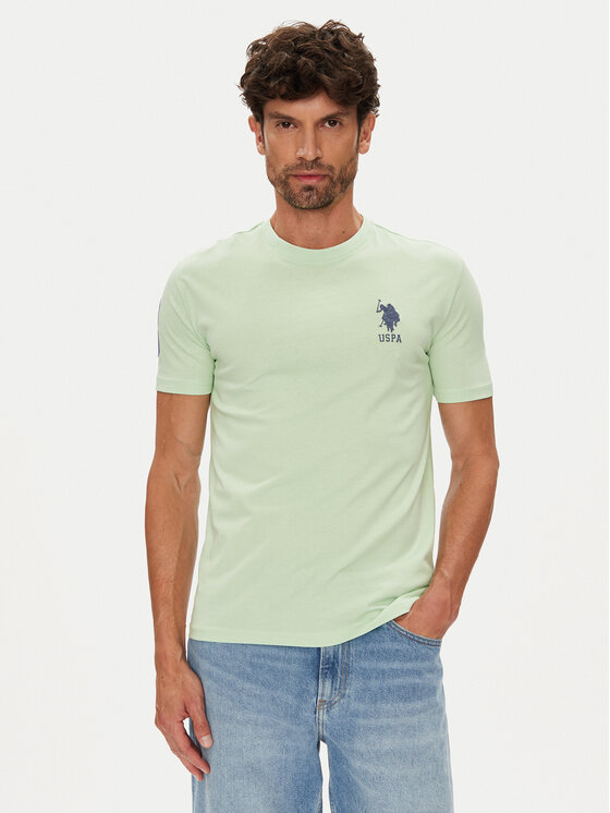 

Футболка slim fit MUP3311 U.S. Polo Assn., зелёный