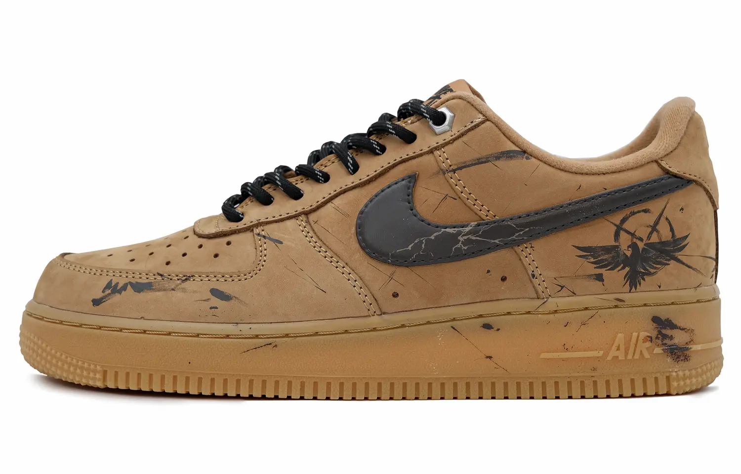 

Кроссовки Nike Air Force 1 Skateboarding Shoes Unisex Low-top Copper, цвет Copper