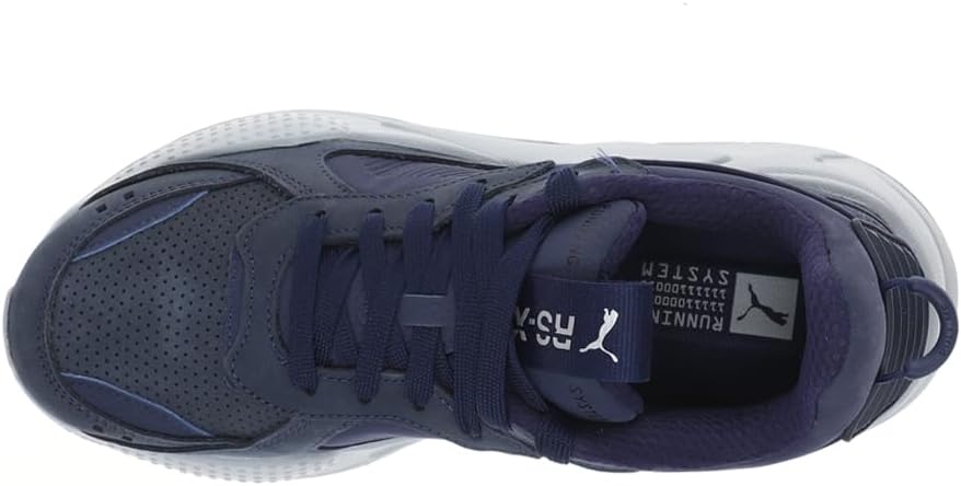 Мужские кроссовки PUMA Rs-X Midnite Haze на шнуровке повседневные - синие — фото 4