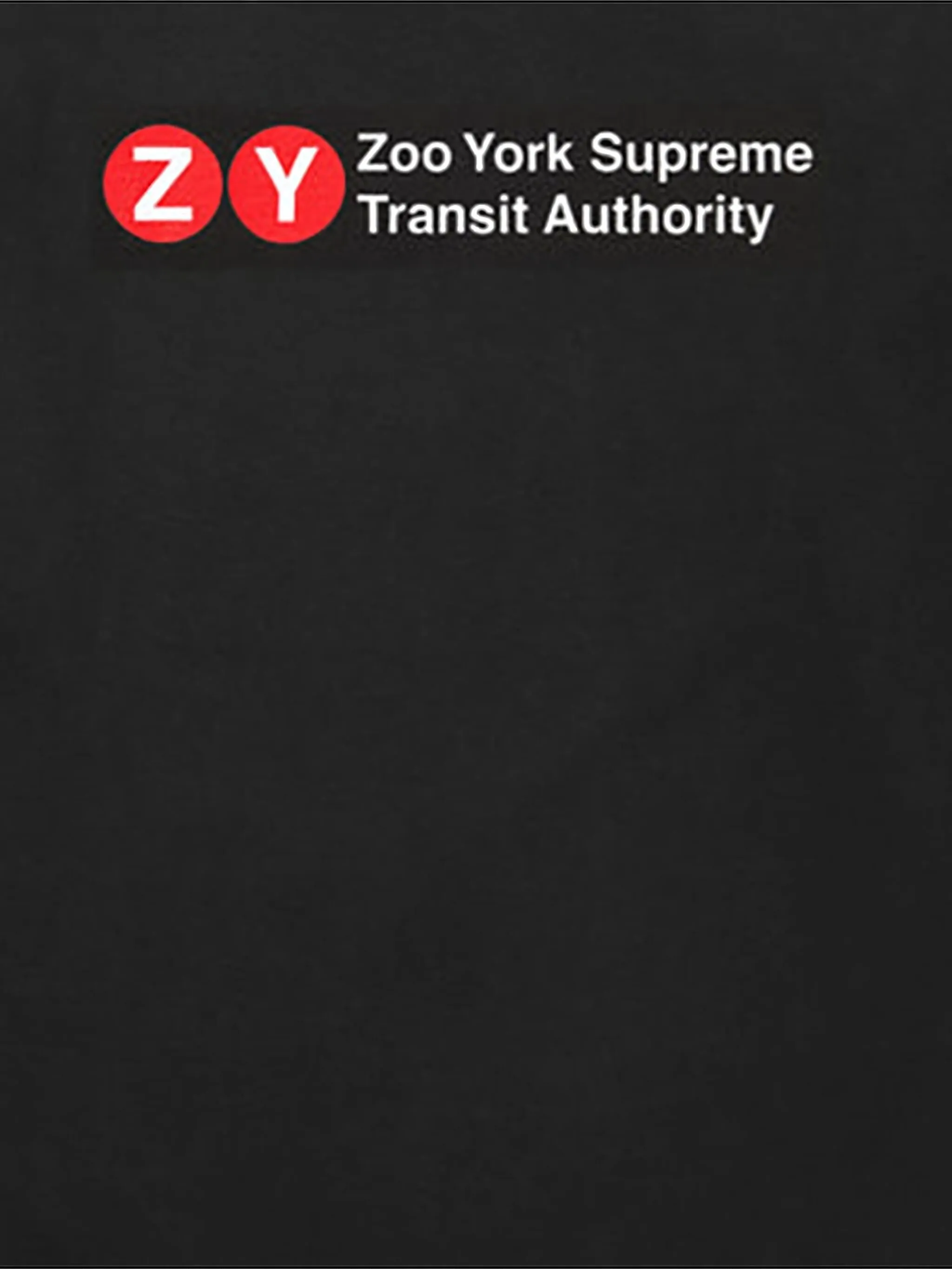 Футболка Zoo York Transit SS 25 Supreme, черный — фото 2