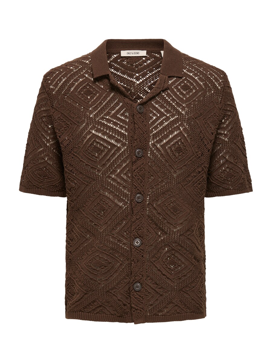 

Вязаный кардиган Only & Sons ONSKolmar, темно-коричневый