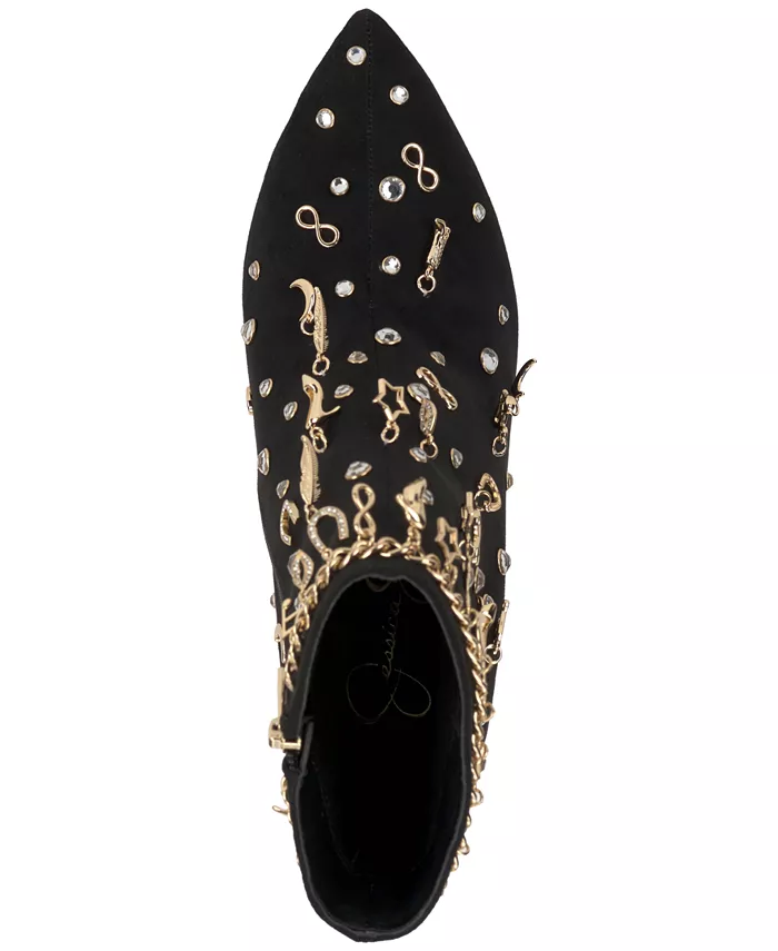 Женские ботильоны Lupire Stiletto Charm из коллекции Anniversary Collection Jessica Simpson, черный — фото 4