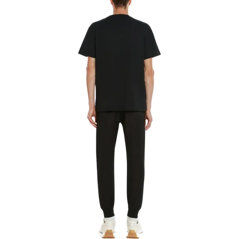 Футболка с принтом скелета Alexander McQueen Black — фото 4